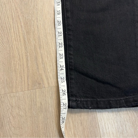 Zara NWT HIGH WAIST, SLIM MOM LEG - ANKLE LENGTH - STRETCH Black Jeans - Picture 8 of 14